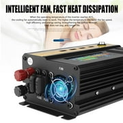 CHENGSI 500 Watt Pure Sine Wave Power Inverter DC 24V to AC 220V Converter, for Home, RV, Truck, Off-Grid Solar Power Inverter, Maximum Power Output of 5000W